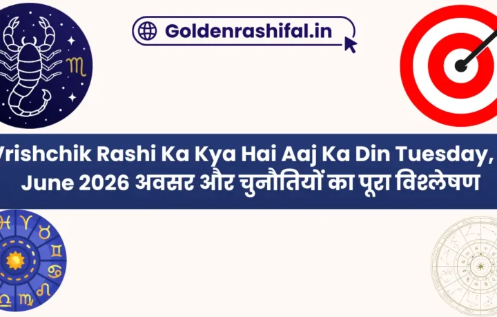 Vrishchik Rashi Ka Kya Hai Aaj Ka Din Tuesday, 9 June 2026 अवसर और चुनौतियों का पूरा विश्लेषण